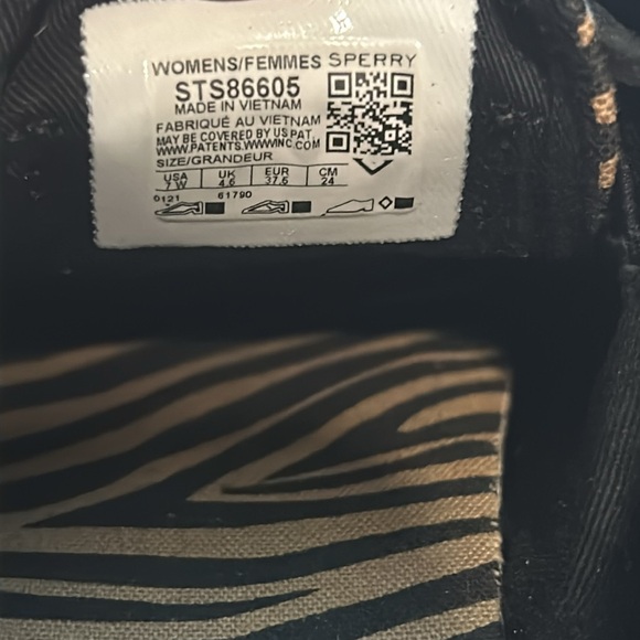 Leopard print sperry top siders. Memory foam soles. - Picture 5 of 5